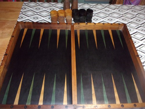 Jeu backgammon 19ème - de,