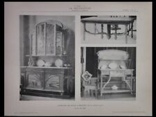 EMILE Gallé, MOBILIER DE