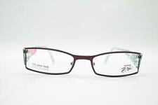 Vintage Zenka Sans Vin Rouge Bleu Carré Monture De Lunettes Lunettes NOS