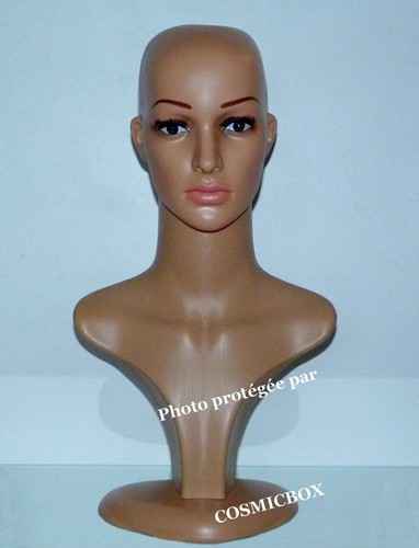Tete mannequin buste femme - tete, de