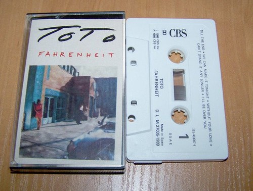 Toto fahrenheit cassette - fahrenheit,