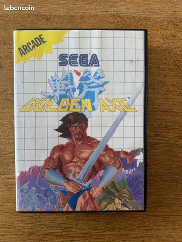 Golden axe sega master - axe, system