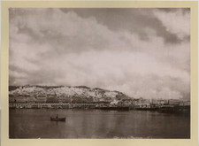 Algeria, Algiers Red Fire Take Vintage Print, Algeria Photomechanical 17x