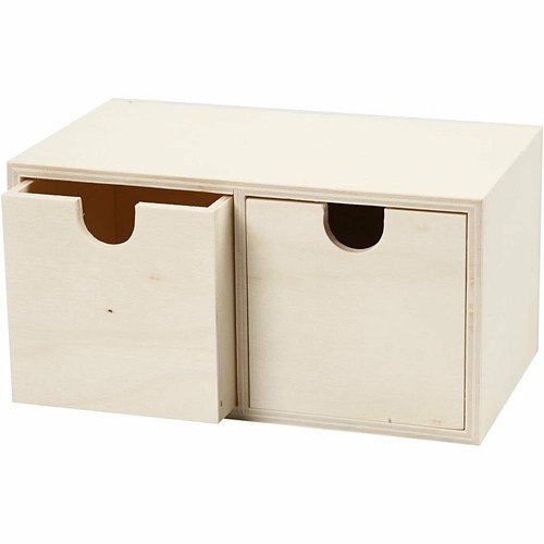 Boîte rangement bois - rangement,