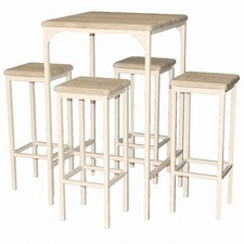 Ensemble De Table Bar Carrée