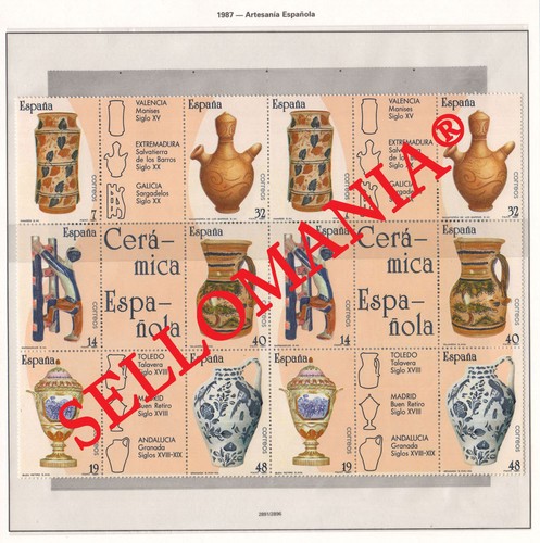 1987 ceramics manises - 1987,