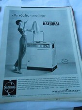 Advertising 1963 The National Washing Machine She Dries Your Line