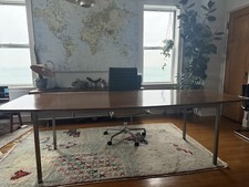 Florence Knoll Desk Table Model 580 Mid Century 