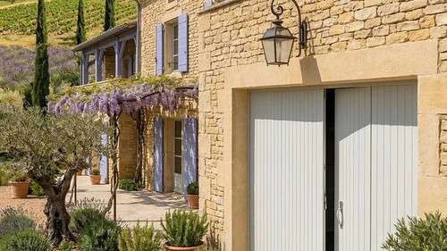 Porte garage battante pvc - porte, de