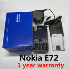 Nokia E72 5MP 3G Unlocked WIFI QWERTY Keyboard MP3 Mobile Phone 1 year warranty