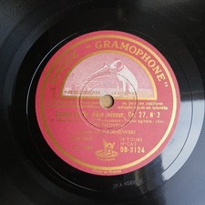 78t Paderewski Sonate n2 Beethoven f3/3, Menuet En Sol n1 Paderewski  Db3124