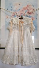 Magnifiq Ancienne ROBE  pour Poupée Ancienne