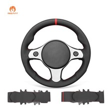 MEWANT DIY PU Leather Steering Wheel Cover for Alfa Romeo 159 TI Brera 2006-2011