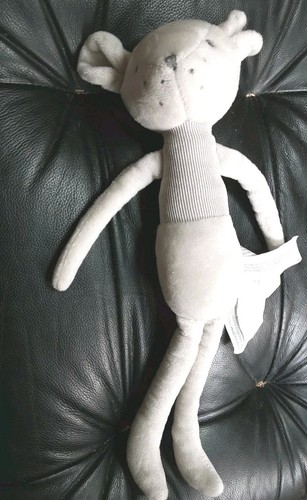 Doudou peluche souris grise - souris,