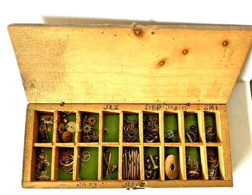 Lot boite bois pieces - boite,