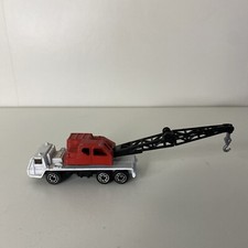 Camion Grue Miniature Blanc/