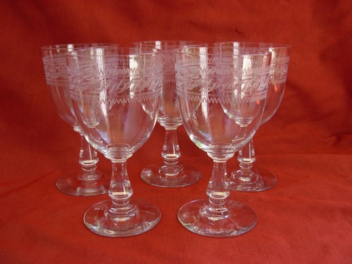 Baccarat serie verres - de, 5