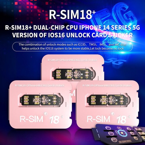 Sim nano déverrouiller - r-sim, 18+