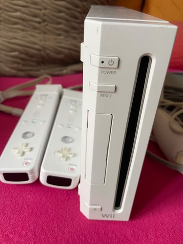 Console jeu nitendo wii - console, blanc