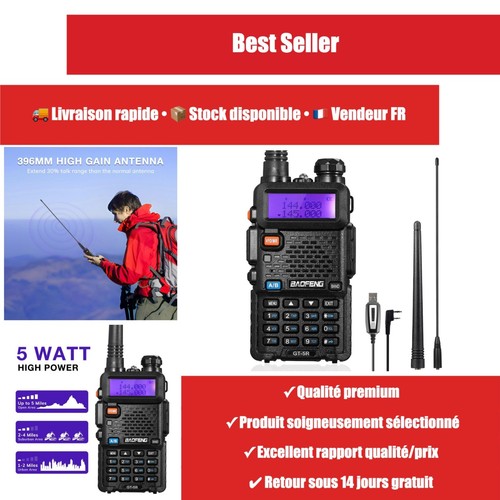 Talkie walkie baofeng 5r - baofeng, gt-5r