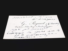 Georges PICQUART - carte de