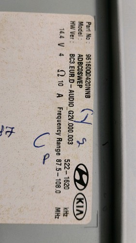96160q0420nnb système audio - 96160q0420nnb,