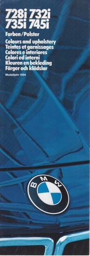 Catalogue brochure bmw - catalogue, 728i