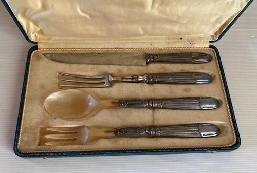 Salad cutlery set - salad, silver