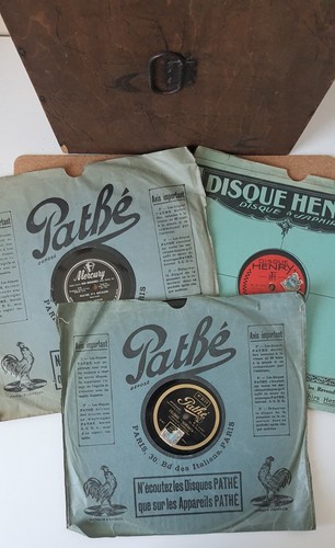Lot disques vinyles 78 - de,