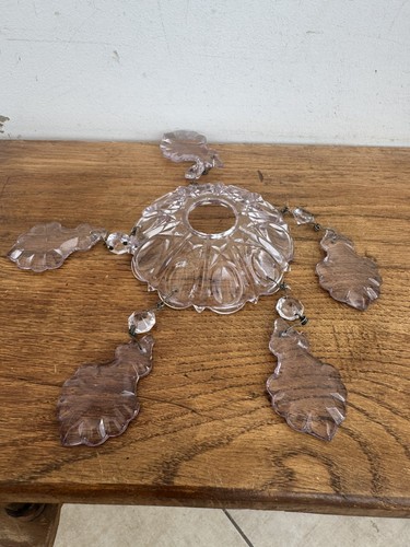 Bobèche cristal améthyste - cristal,