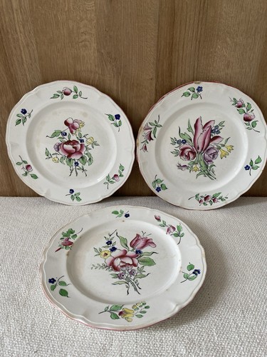 Lot assiettes plate boch - 3,