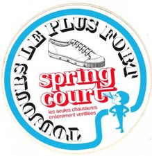 Autocollant CHAUSSURE SPRING