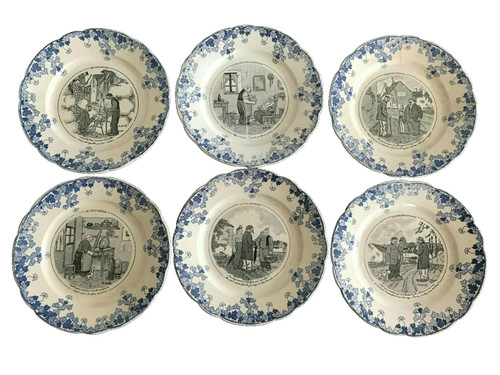 Assiettes ancienne - 6,