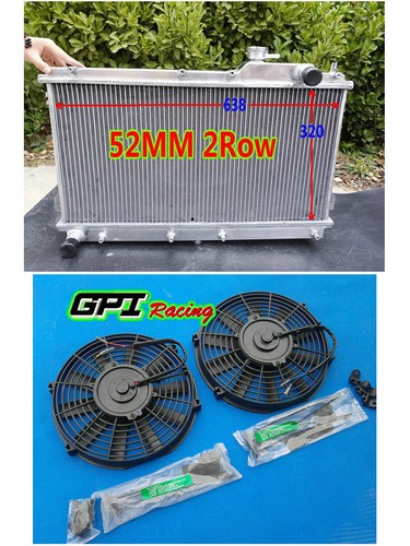 Aluminum radiateur fans - aluminum, pour