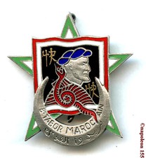 AFRICA TROOP 8th Moroccan Tabor Fab Arthus-Bertrand Paris Enamel