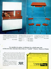 Advertising 0822 1968 La Redoute Kitchen Furniture Polyrey Lamified