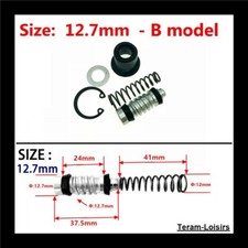 Kit Réparation Maitre Cylindre Frein Avant Arriere / Embrayage Moto 12,7 mm NEUF