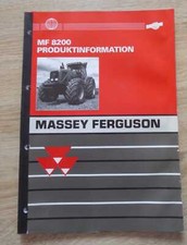 Massey Ferguson Tractors 8210 8220 8240 8250 8260 8270 8280 Product Guide