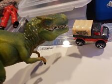 Schleich 11" Green Tyrannosaurus T-Rex Dinosaur Figure & rare 1990 Hot Wheels