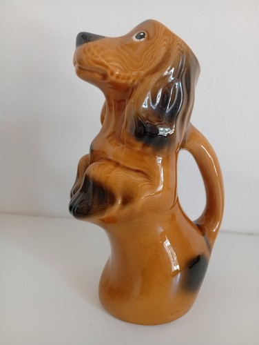 Ancien pichet chien carafe - ancien, chien,