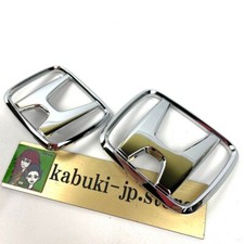 Honda AUTHENTIQUE 97-01 Prelude Chrome Pare-chocs Avant Coffre Arrière Emblèm...