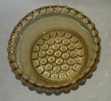 Corbeille en verre fumé