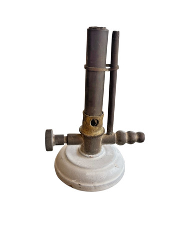 Ancien bec bunsen - bunsen, socle