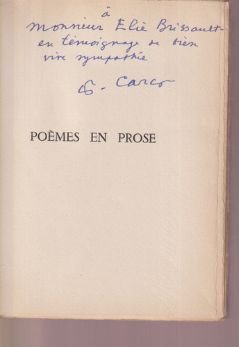 Francis carco poemes prose - francis,
