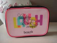 Trousse pochette vanity rose
