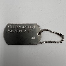 William Stryker Dog Tag from Wolverine Origins Movie Prop