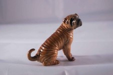 KLIMA Miniature en porcelaine - CHIEN SHAR-PEI ASSIS N° 1 DOG