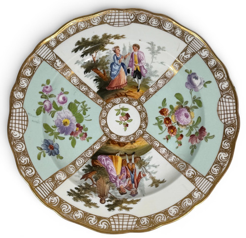 Meissen porcelaine assiette - porcelaine,