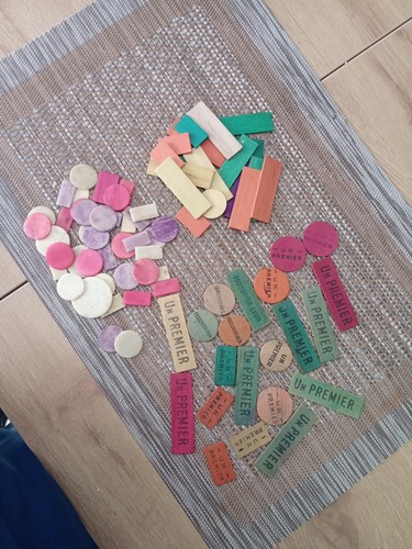 Lot jetons anciens - jetons, jeu