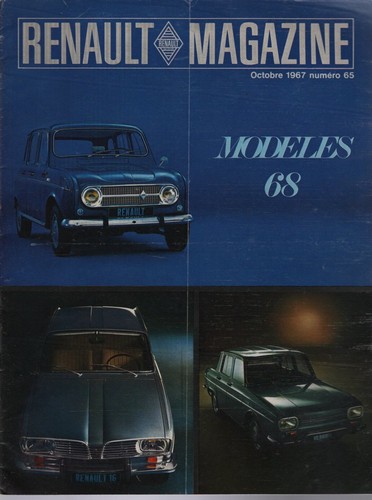 Renault magazine 1967 - renault,